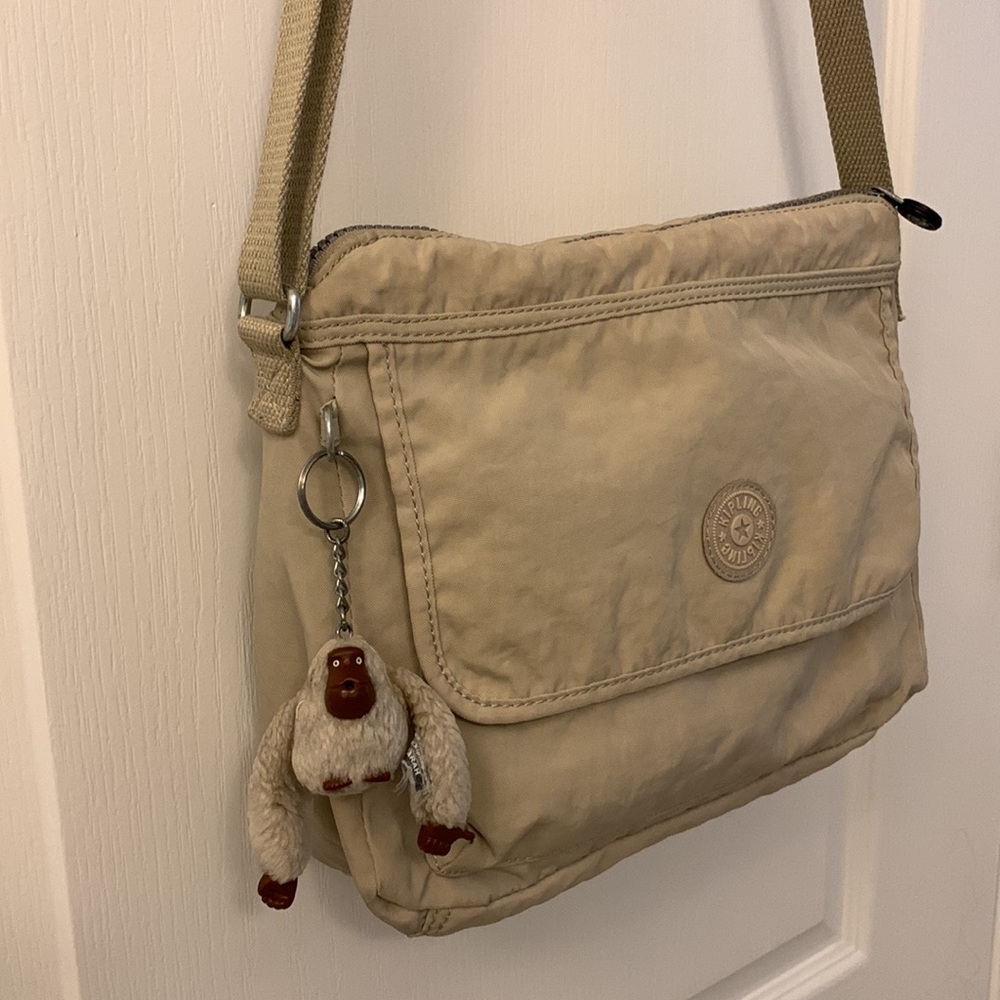 Kipling Beige Rectangular Crossbody Bag - image 2